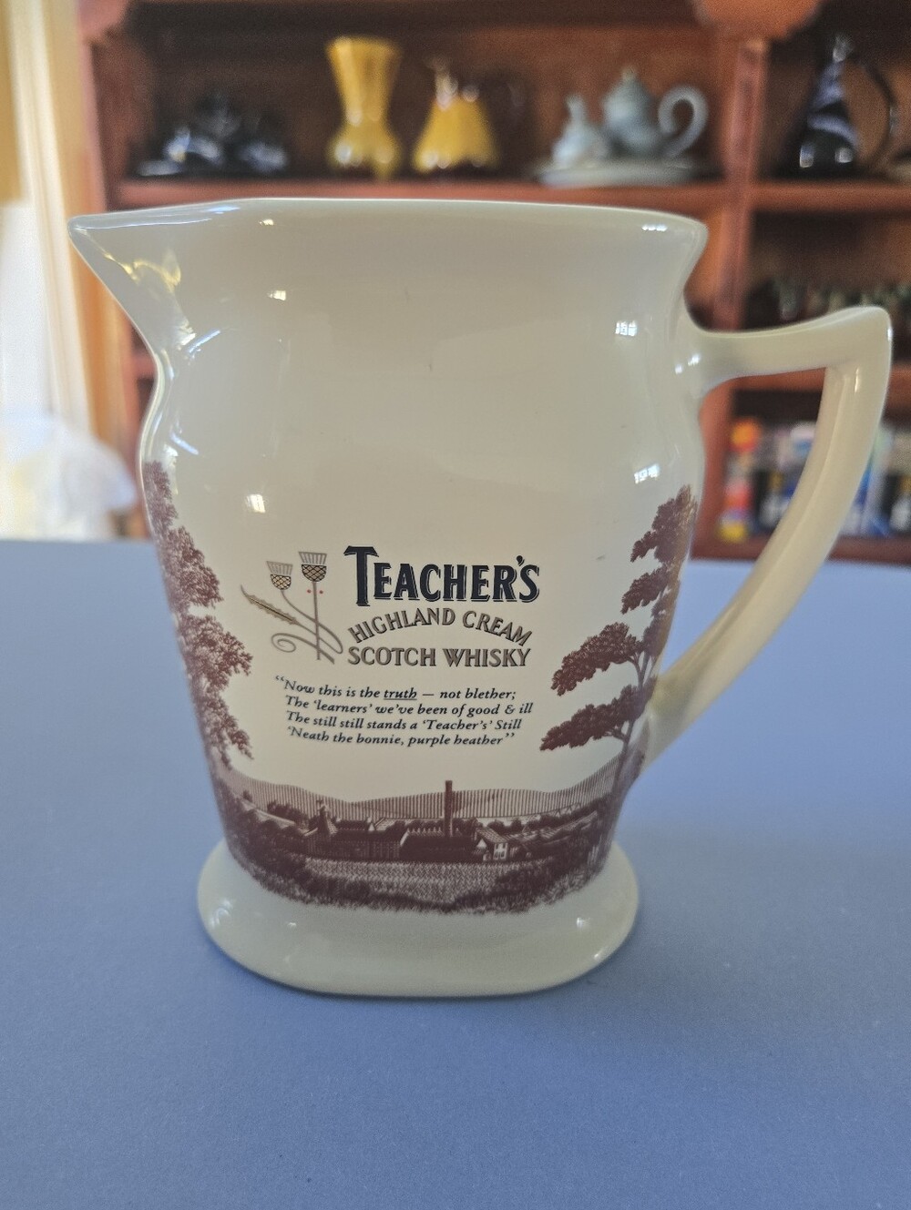 Teacher's Highland Cream Water Pitcher